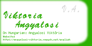 viktoria angyalosi business card