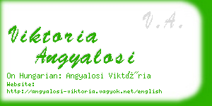 viktoria angyalosi business card